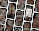 100 Medspa Instagram Reels Templates Bundle Phones Mockup