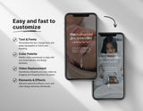 100 Medspa Instagram Reels Templates Bundle Easy to customize