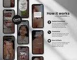 100 Medspa Instagram Reels Templates Bundle How it Works