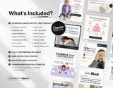 Mental Health Static Meta Ad Templates What is Included Mockup