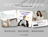 Mental Health Static Meta Ad Templates Mockup