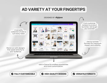 Mental Health Static Meta Ad Templates Edit in Canva Mockup