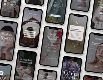 100 Mental Health Reels Templates Bundle DigiPax