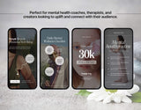100 Mental Health Reels Templates Bundle DigiPax