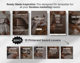PLR MRR Faceless Mompreneur Pinterest Pin Templates Bundle DigiPax