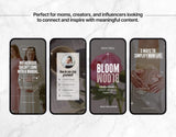 100 Motherhood Reels Templates Bundle DigiPax