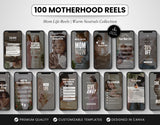100 Motherhood Reels Templates Bundle DigiPax