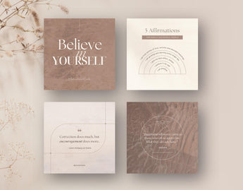 Motivational Quotes Instagram Post Templates Beige DigiPax