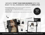 PLR MRR Workbook Template Aesthetic DigiPax
