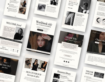 PLR MRR Workbook Template Aesthetic DigiPax