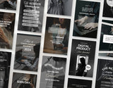 PLR MRR Faceless Pinterest Pin Templates Bundle Mockup DigiPax