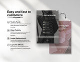 PLR MRR Faceless Pinterest Pin Templates Bundle Easy to Customize Mockup DigiPax