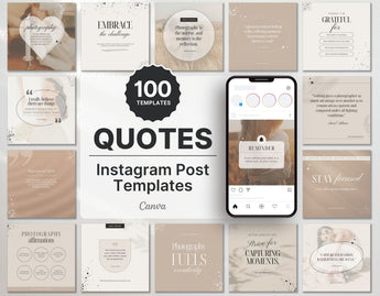 Photography Quotes Instagram Post Templates Aesthetic DigiPax