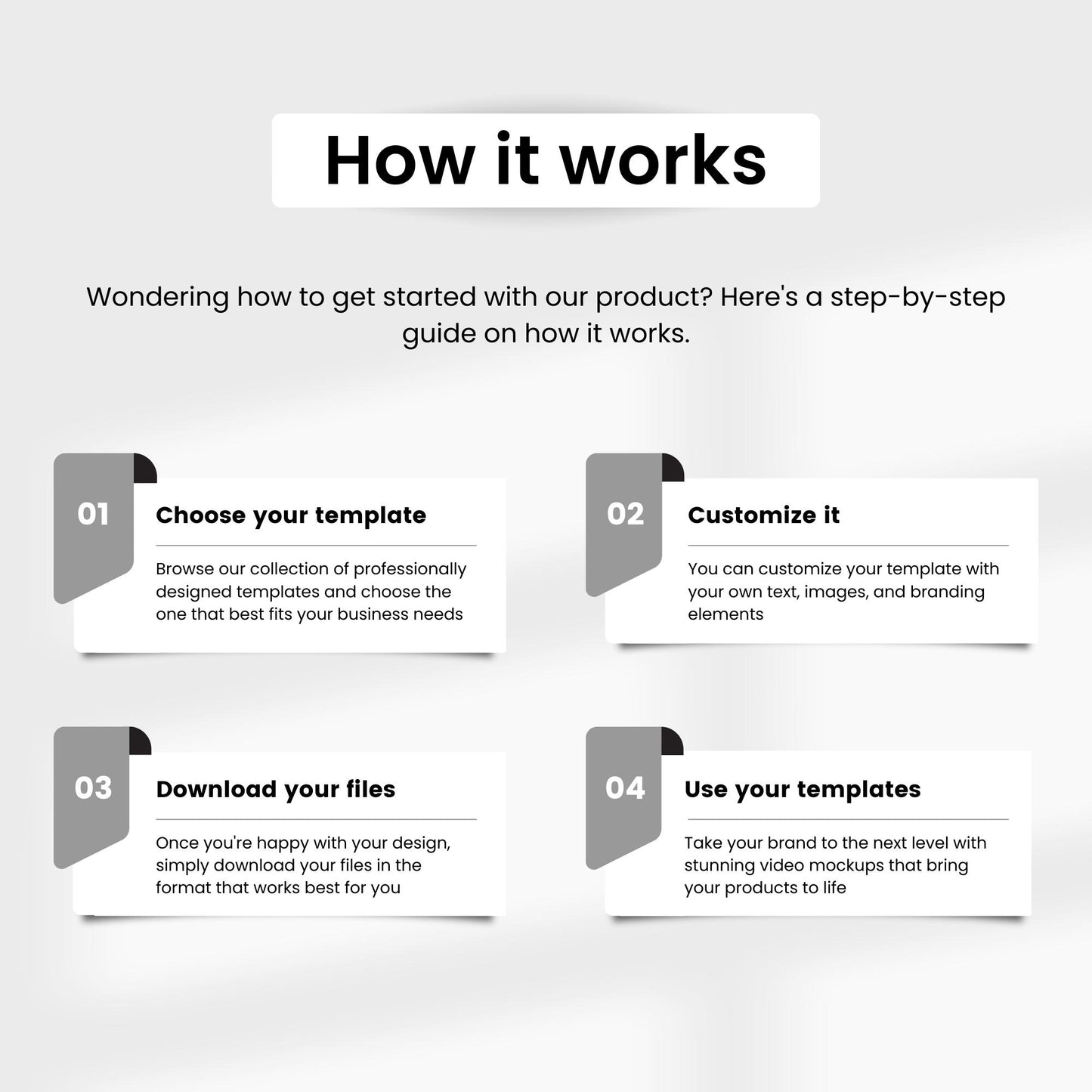 Etsy Printables Bundle Listing Video Template Black DigiPax