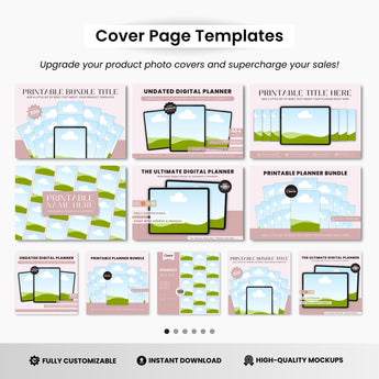 Printables Canva Mockup Templates White Devices DigiPax