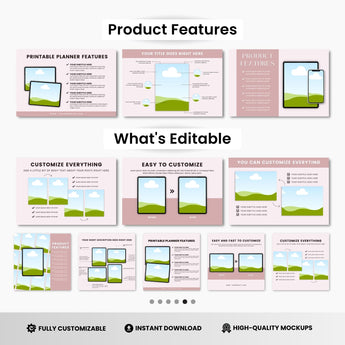 Printables Canva Mockup Templates White Devices DigiPax