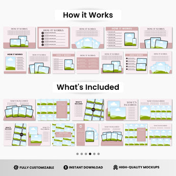 Printables Canva Mockup Templates Mega Bundle DigiPax