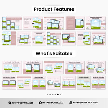 Printables Canva Mockup Templates Mega Bundle DigiPax
