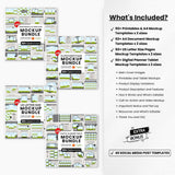 Printables Canva Mockup Templates Mega Bundle DigiPax