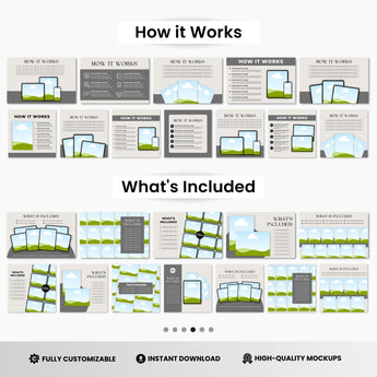 Printables Canva Mockup Templates Mega Bundle DigiPax