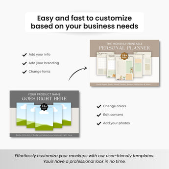 Printables Canva Mockup Templates Mega Bundle DigiPax