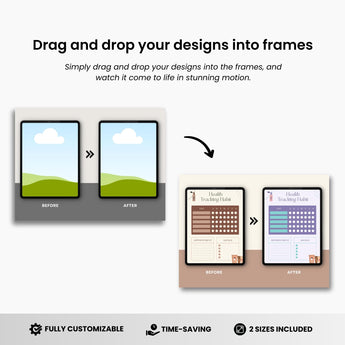 Etsy Printables Listing Video Template Black DigiPax
