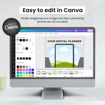 Etsy Printables Listing Video Template Black DigiPax