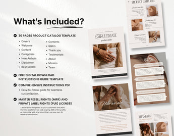 PLR MRR Product Catalog Template DigiPax