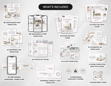 Ultimate Real Estate Marketing Templates Bundle Aesthetic What is Included Mockup DigiPax