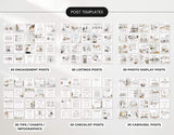 Real Estate Social Media Post Templates Aesthetic Mockup DigiPax