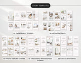 Real Estate Social Media Story Templates Aesthetic Mockup DigiPax