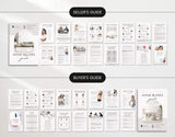 Real Estate Buyers Guide and Sellers Guide Templates Aesthetic Mockup DigiPax