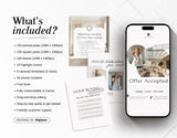 Real Estate Instagram Templates Bundle Aesthetic What is included Mockup
