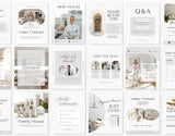 Real Estate Instagram Post Templates Aesthetic Mockup