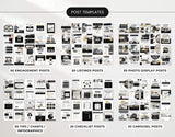 Real Estate Social Media Post Templates Bundle Luxury Mockup DigiPax