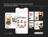Seasonal Static Meta Ad Templates Mockup