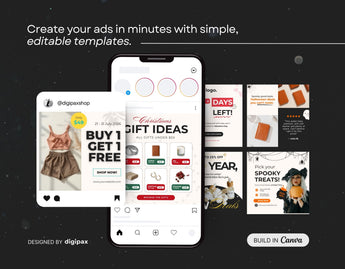 Seasonal Static Meta Ad Templates Mockup