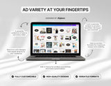 Seasonal Static Meta Ad Templates Edit in Canva Mockup