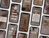 100 Self-Care Instagram Reels Templates Bundle DigiPax