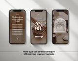 100 Self-Care Instagram Reels Templates Bundle DigiPax