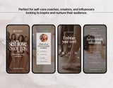 100 Self-Care Instagram Reels Templates Bundle DigiPax