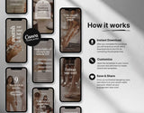 100 Self-Care Instagram Reels Templates Bundle DigiPax