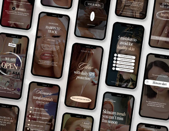 100 Skincare Instagram Reels Templates DigiPax