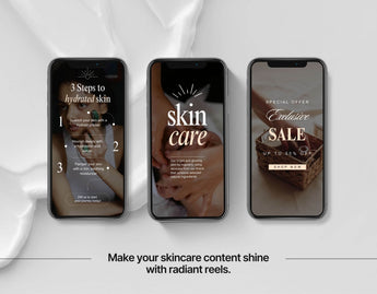 100 Skincare Instagram Reels Templates DigiPax