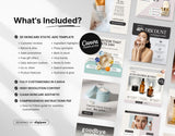 Skincare Static Meta Ad Templates What is included Mockup