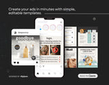 Skincare Static Meta Ad Templates Mockup
