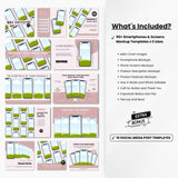 Smartphone Canva Mockups Bundle White Devices DigiPax