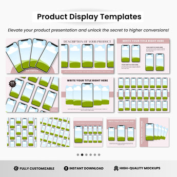 Smartphone Canva Mockups Bundle White Devices DigiPax