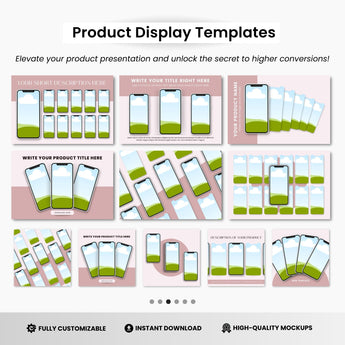 Smartphone Canva Mockups Bundle White Devices DigiPax
