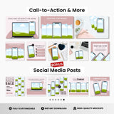 Smartphone Canva Mockups Bundle White Devices DigiPax